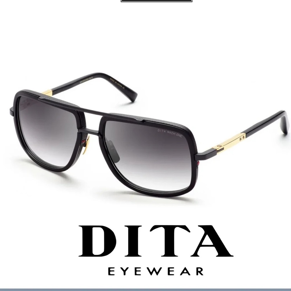 DITA DRX-2030-G-BLK-18K-59-Z MACH ONE UNISEX SUNGLASSES